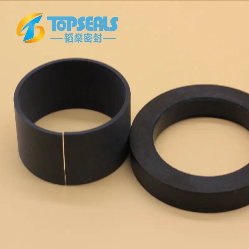Temperature Resistant Custom Black Piston Ptfe Ring For Oil-Free Air Compressor