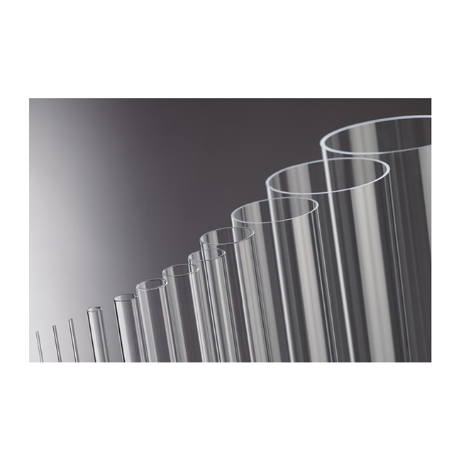 Large Diameter Borosilicate Clear Borosilicate Test Tubing Pre Roll Glass Tube