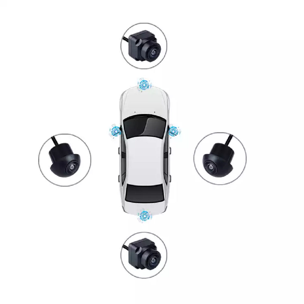 360 система наблюдения за птицами 4 камеры 3D HD 1080P парковочная камера заднего вида