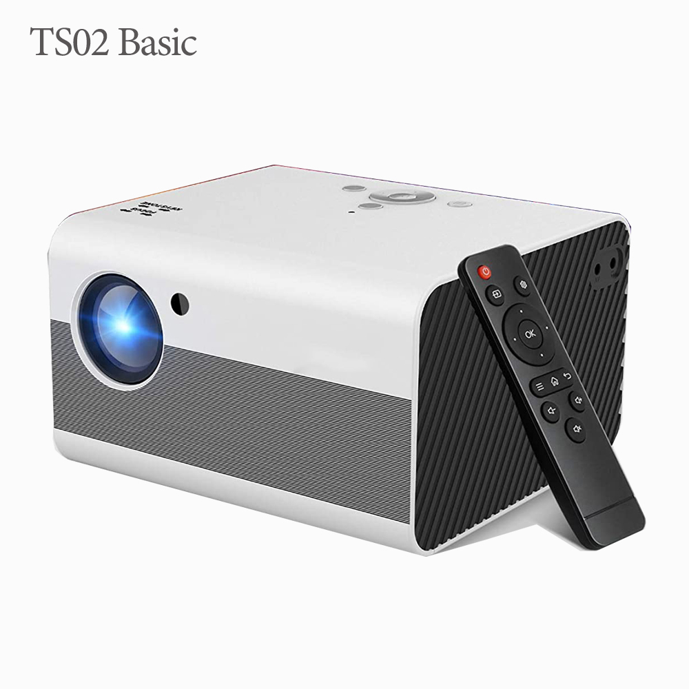 2021 популярный мини видеопроектор Aliexpress с высокой четкостью Full HD 1080P домашний кинотеатр 6 Вт динамик стерео объемный звук 5000 люмен
