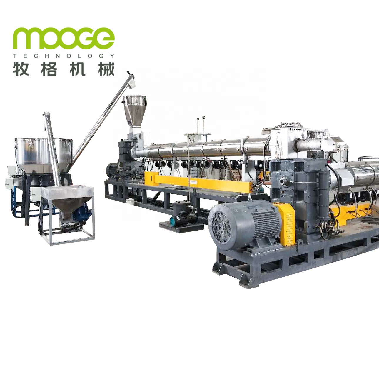 High Efficiency YSS Series Double Stage Die-Face Cutting Pelletizing Line for Rigid HDPE LDPE PP plastic