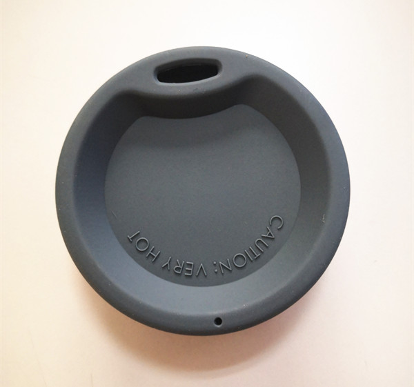Custom high quality silicone coffee cup lid with silicone suction cover