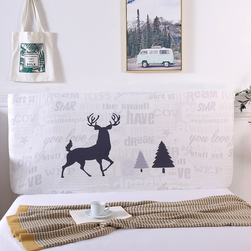 Elastic Bedhead Cover Bed Head Cover All-inclusive Dustproof Bed Head Back Protector Strentc Headboard Covers