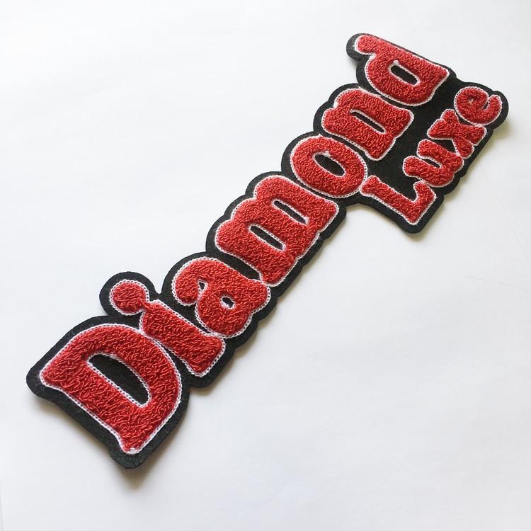 Hot sale Wholesale custom embroidery chenille cartoon patches iron on embroidered chenille patches for clothing