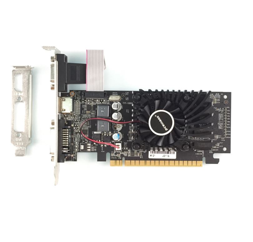 Графическая карта VGA GT210 DDR3 1 ГБ 1 ГБ для компьютера