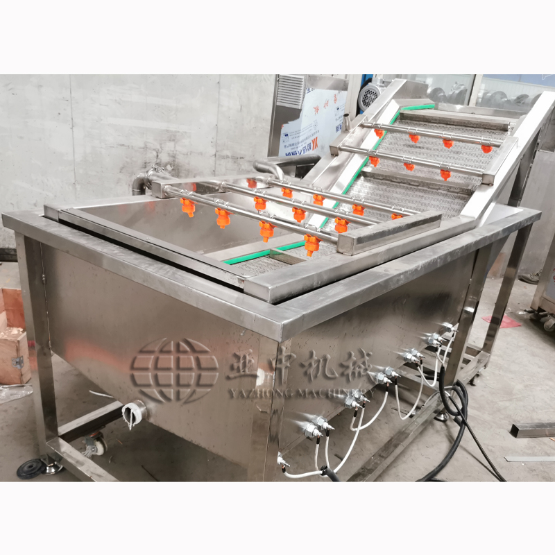 Yazhong полностью автоматическая очистка корня листовая овощная спаржа стиральная линия/Фруктовая стиральная производственная линия