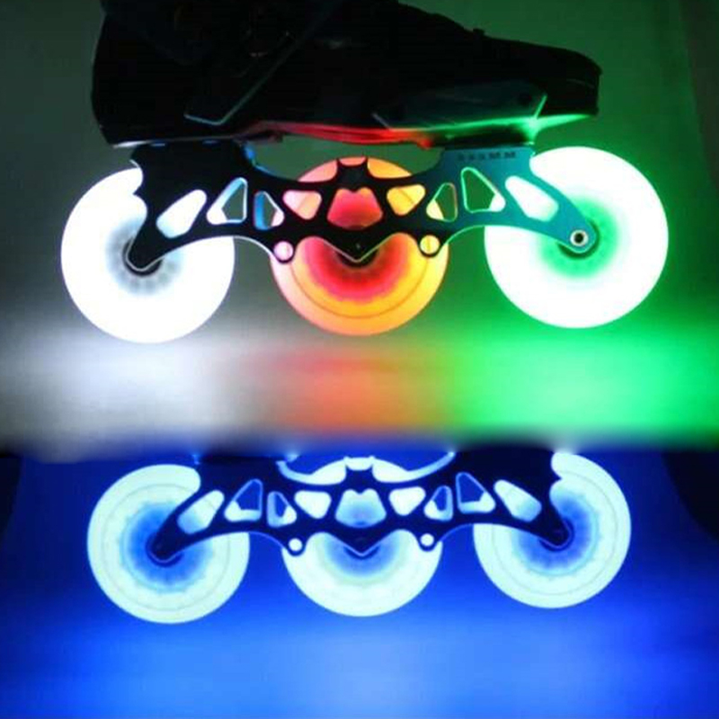 EACH Accessories 90A Flashing Roller skates Professional Speed Roller Inline Skate Wheels 80mm 76mm 72mm 70mm