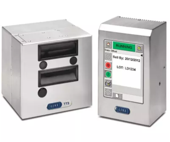 Linx TT3 32 mm printhead tto coding machine thermal transfer overprint