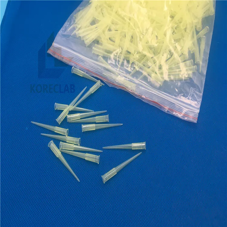 lab consumable plastic transfer filler dropper medical pipette tips 200ul