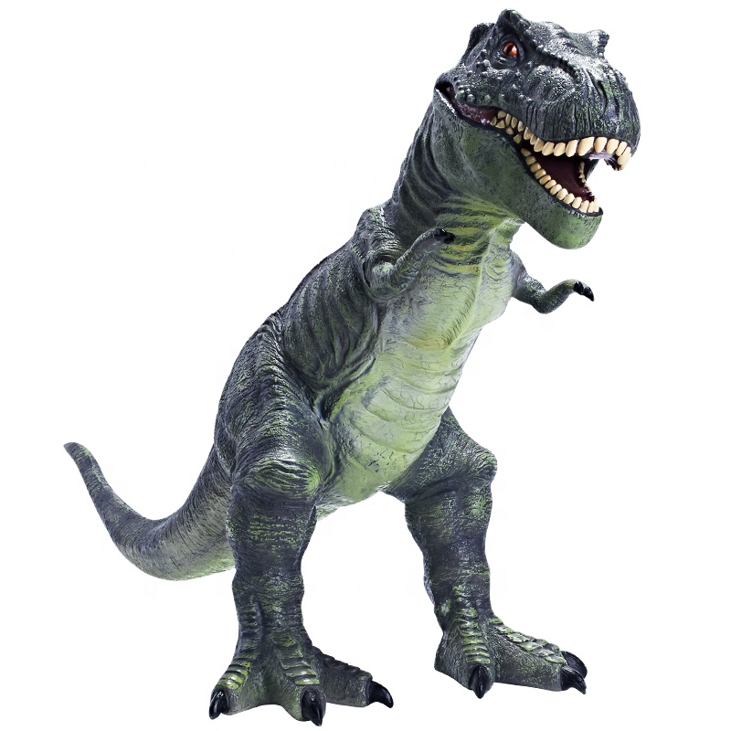 Фигурку резиновая Фигурка динозавра винил T-REX натуральной кожи приятная на ощупь пластиковый большой динозавр модель динозавра комплект игрушки для детей