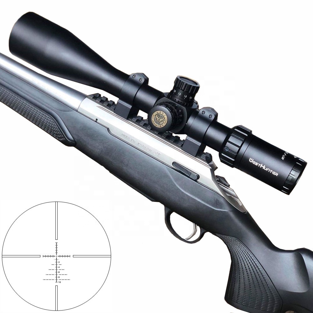 WESTHUNTER WT-F 5-20x50SFIR оптический прицел с красной подсветкой для страйкбола, охоты