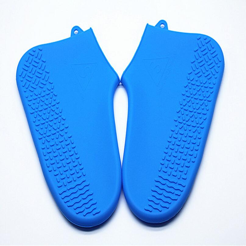 Waterproof Silicone Shoe Covers Reusable Non-Slip Rain Snow Overshoe Foldable Galoshes Shoe Protectors for Men Women