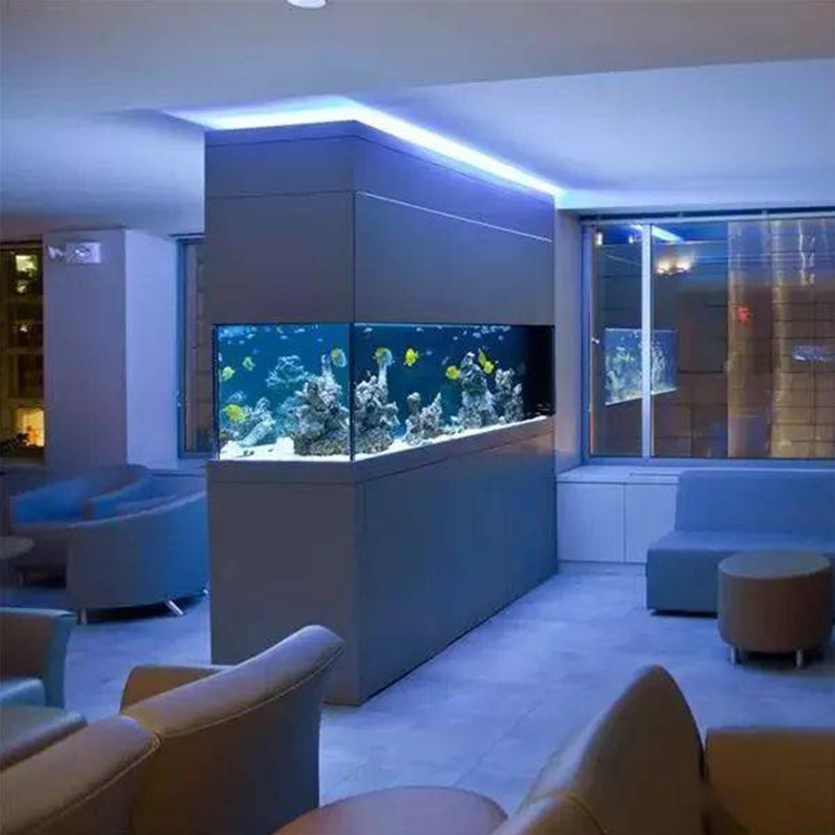 Manufacture giant thick acrylic fish tank/aquarium equipment, Professional Design high Transparent acrylic Wall Fish Tank#