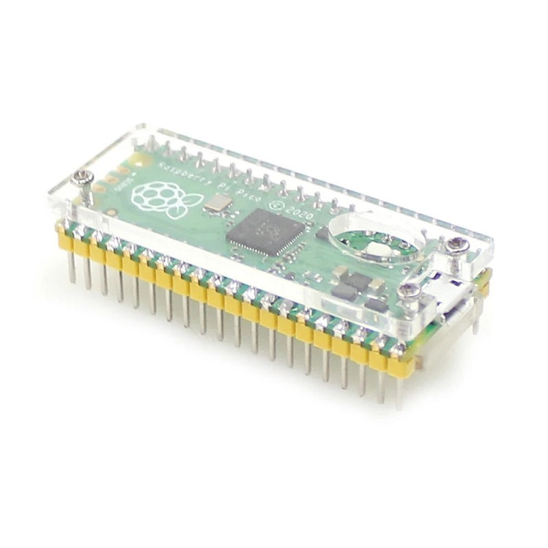 Оптовая продажа, Raspberry Pi Pico, плата расширения, акриловый прозрачный корпус, прозрачный корпус, акриловый корпус