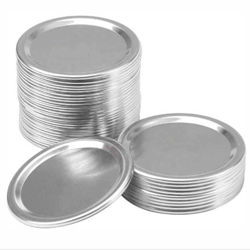 Amazon популярный мяч широкий рот Canning Mason Jar Tinplate плоские крышки с магнитной
