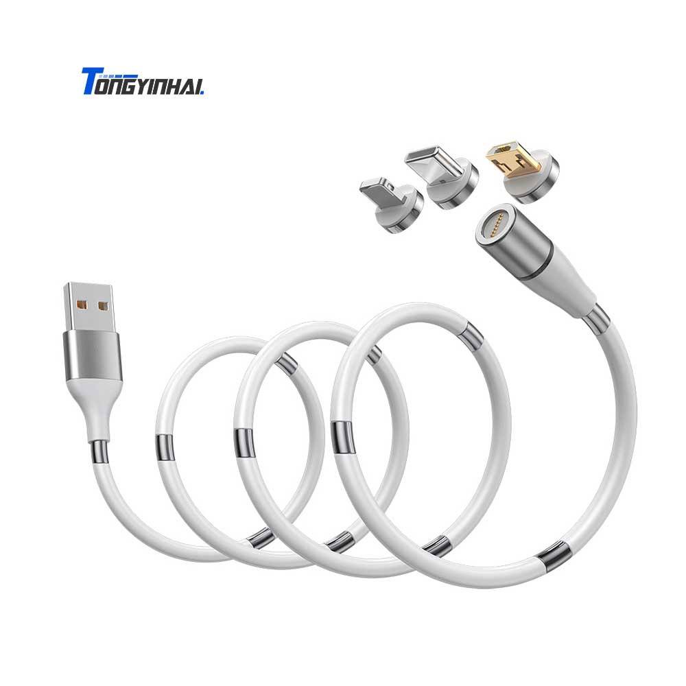 Tongyinhai заводской Быстрый зарядный кабель типа c micro usb мощный кабель supercalla с автоподзаводом 3 в 1 Магнитный зарядный кабель