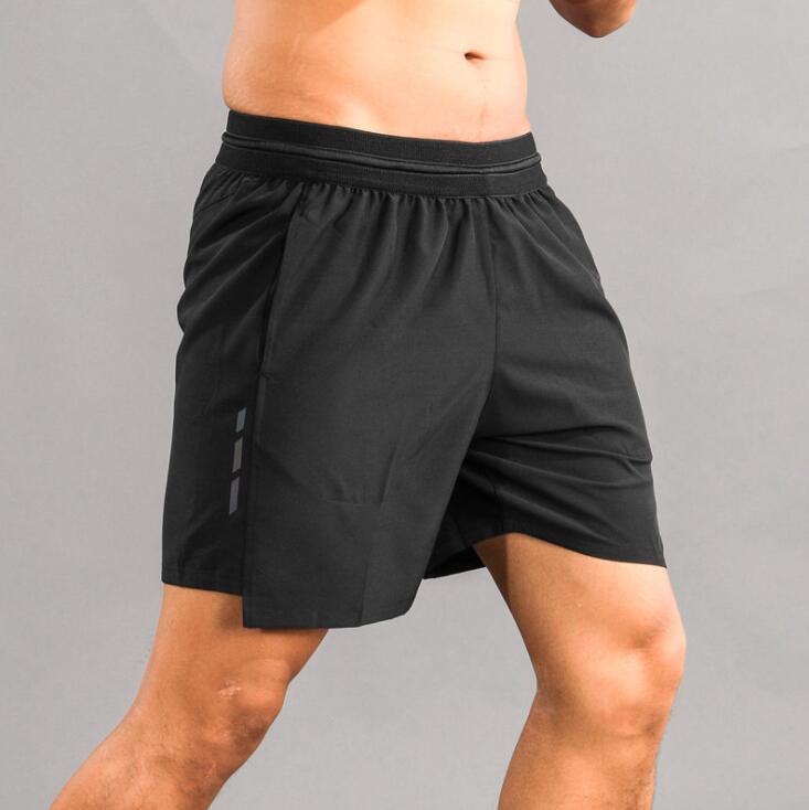 Solid plain men shorts high elastic waistband shorts without drawstring for jogger sporter