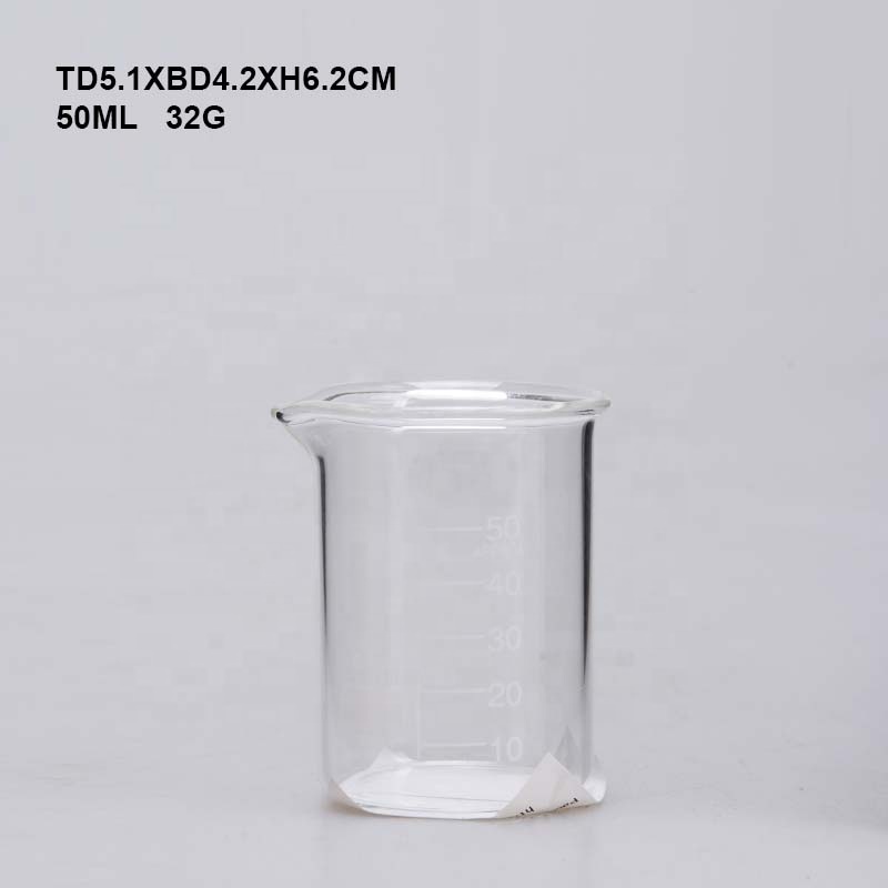 round laboratory glass beaker 50ml