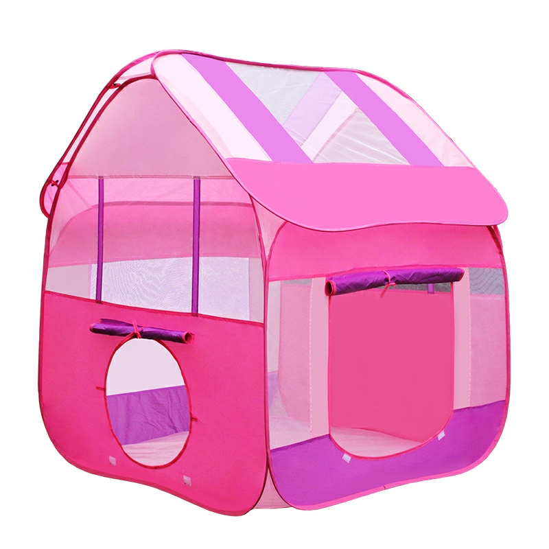 Big space Pink playhouse kids play tent for playing