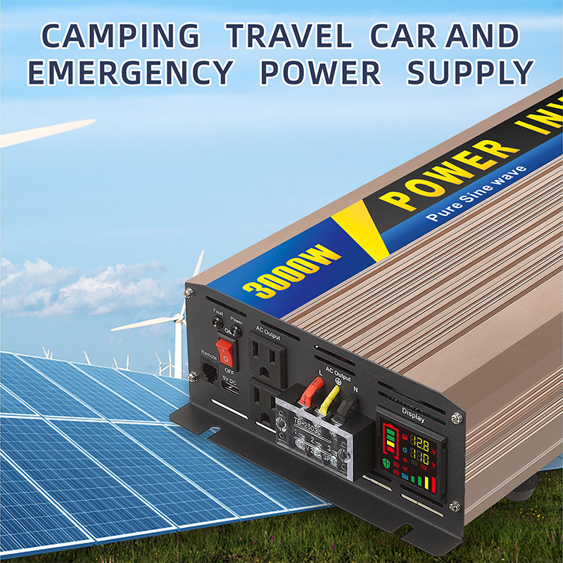 solar inverter 3000w pure sine wave inverter 12V 220V hybrid solar inverter