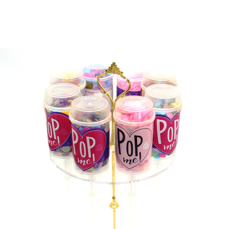 other party decorations Birthday Wedding confetti popper Push Pop