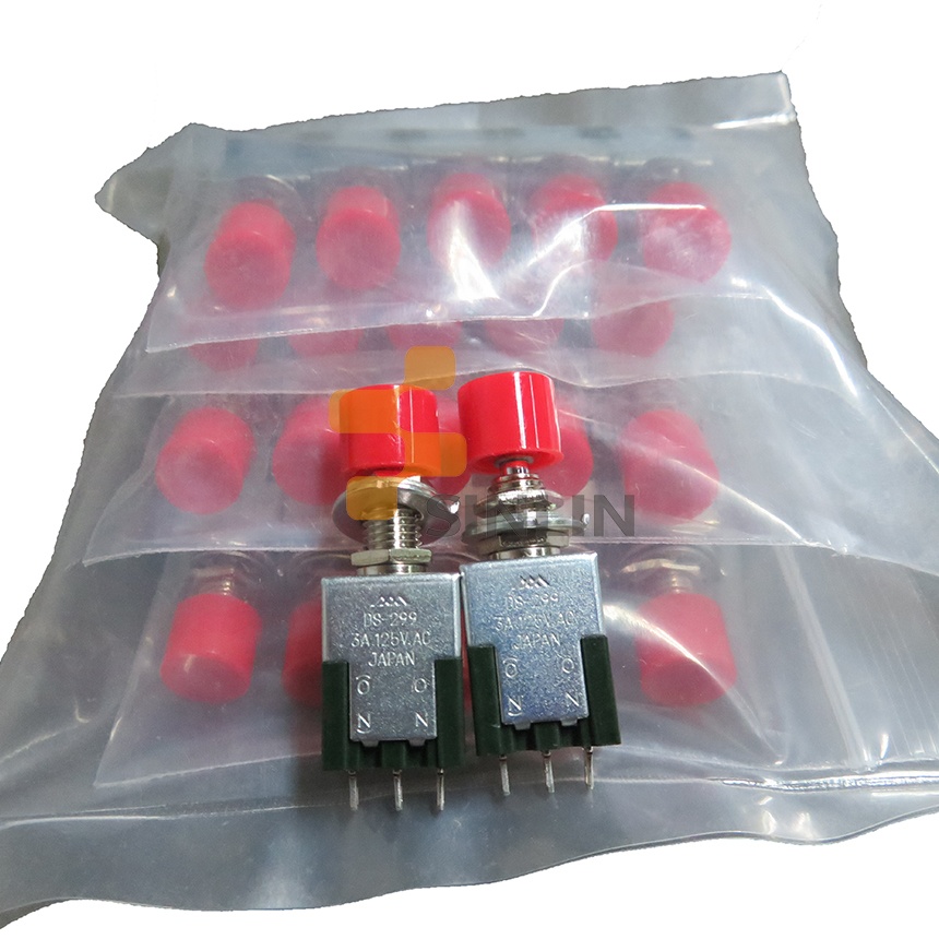DS-299 3A 125AC 3 фута кнопочный переключатель