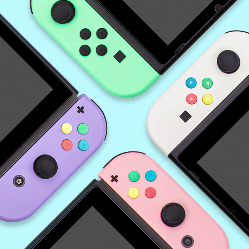 Цветной контроллер Joy-Con DIY, настраиваемый сменный корпус для Nintendo Switch Joy Con, аксессуары для чехлов с полным набором кнопок, инструмент