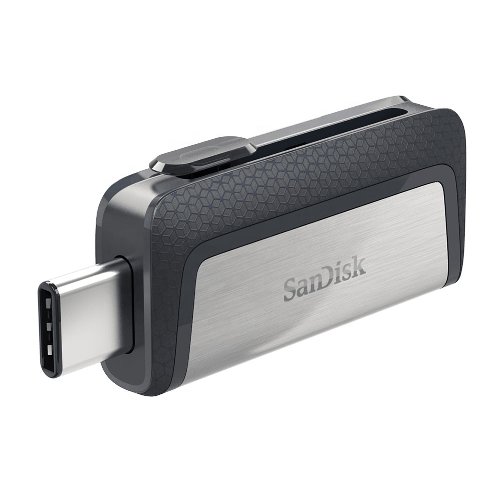 Двойной U-Диск Sandisk SDDDC2, флеш-накопитель 32 ГБ, 64 ГБ, 128 ГБ, 256 ГБ, флеш-накопители, Type C, OTG, USB 3,1, 3,0, USB-флешка