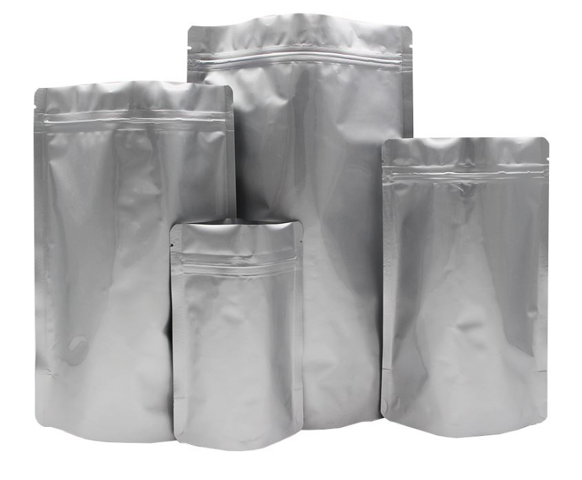 Mylar Aluminum Foil Bags Metallic Mylar Foil Bag Storage Bags Pouch for Food Tea 6 x 9 Inch