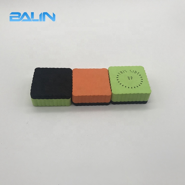 Логотип печатных немагнитных детей белая доска фетр ластик 2 ''x 2''