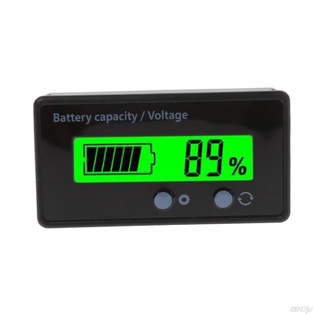 8-70V LCD Acid Lead Lithium Battery Capacity Indicator Voltmeter Voltage Tester GY-6S