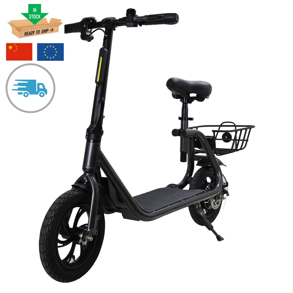 Alucard Wholesale electric bike with Back basket adult electric scooter two wheel e bike