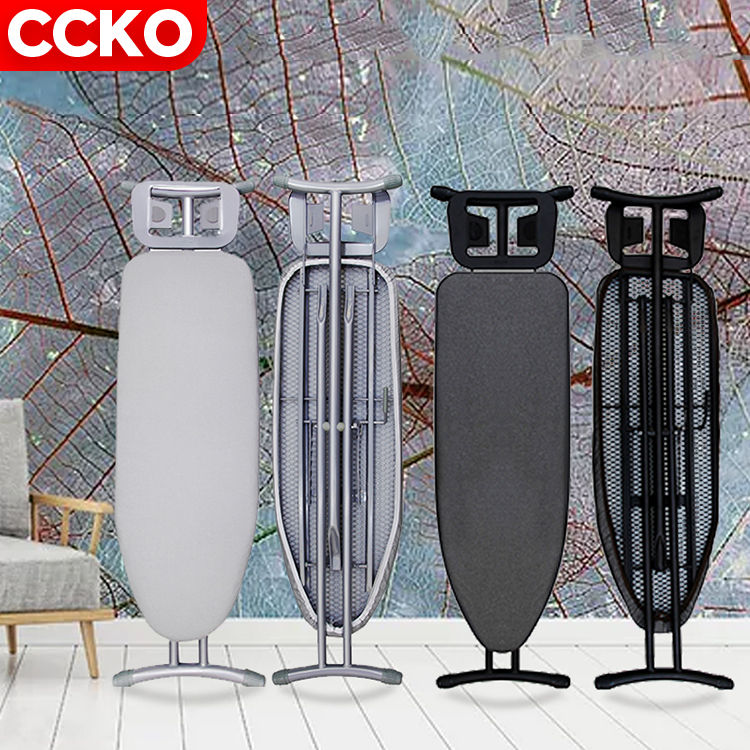 CCKO Silver/Black height adjustable household hotel ironing board ironing cloth board