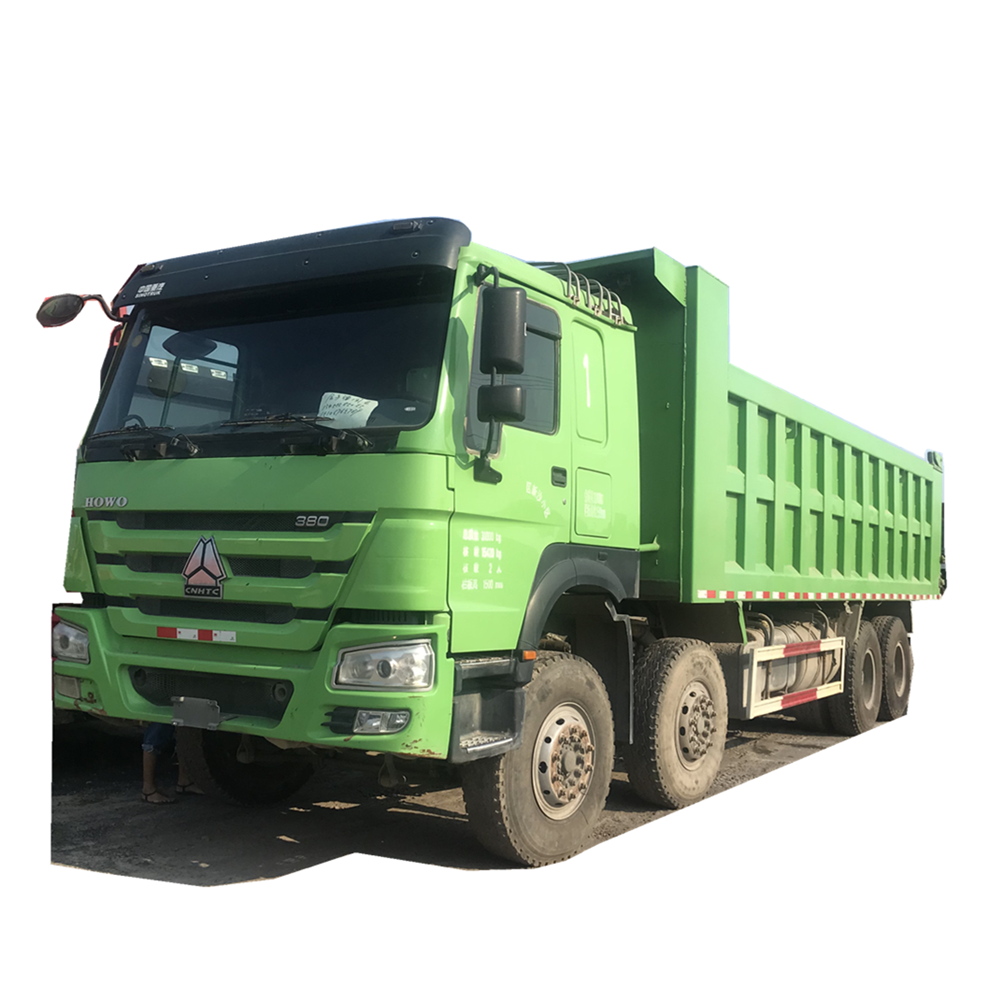 Б/у дизельный Тип Sinotruk Howo 380hp 8x4 40ton самосвал EURO3 в Африке