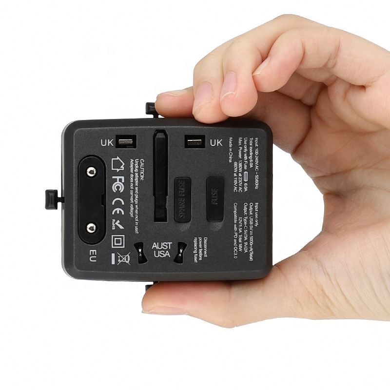 Новейший универсальный адаптер Тип C Usb зарядное устройство 33 Вт Pd быстрое зарядное устройство Путешествия адаптер Мульти Розетка