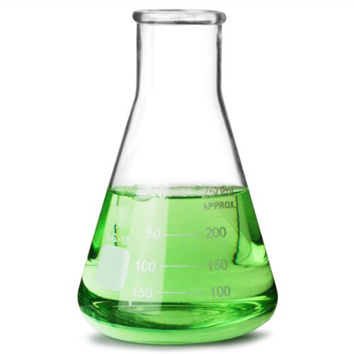 Коническая колба стеклянная 150 мл 2000 мл колба erlenmeyer