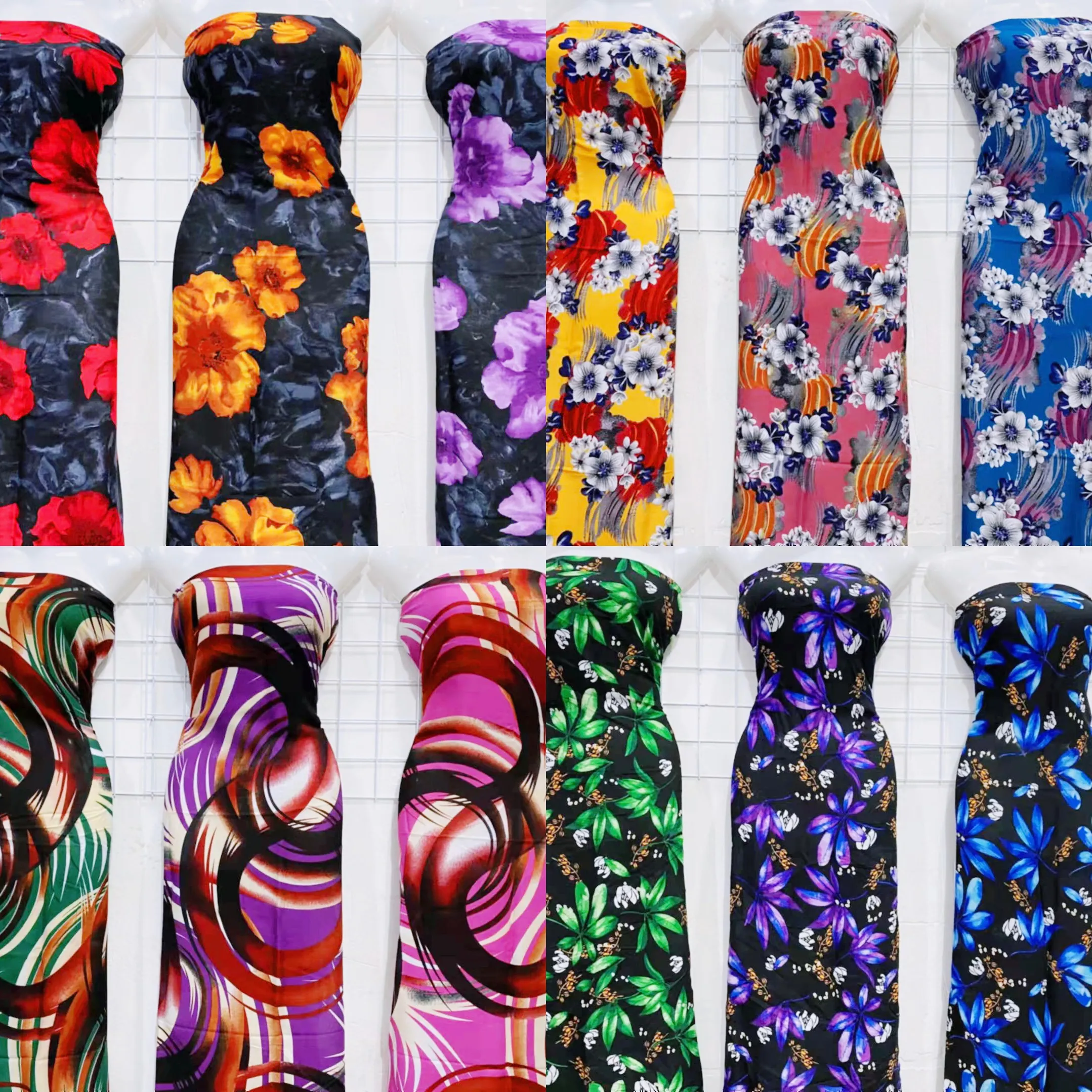 Factory price Ready goods Manufacturer digital printing rayon fabric 100% viscose fabric for dress