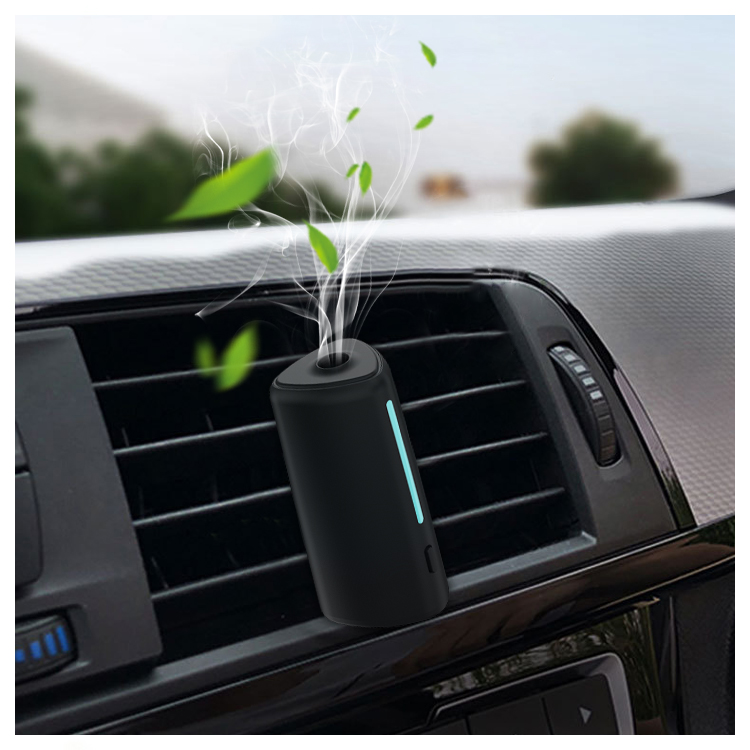 OEM USB Rechargeable Car Air Scent Diffuser Machine,Electric Mini Ultrasonic Waterless Car Aroma Essential Oil Diffuser