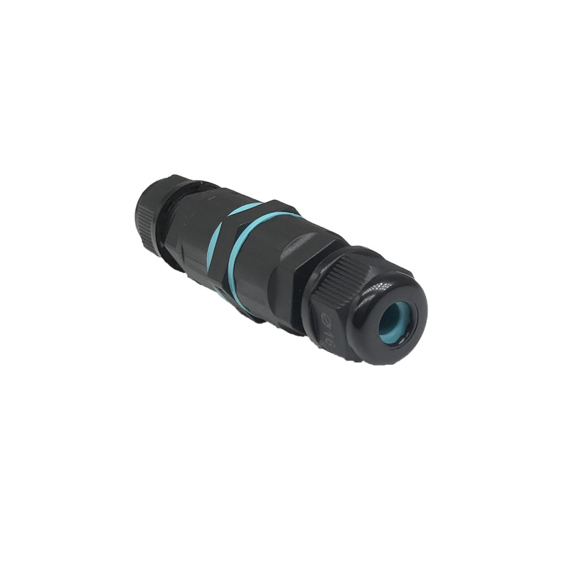 IP68 waterproof connector line to line straight through waterproof connector LED tunnel lamp two core / three core connector
