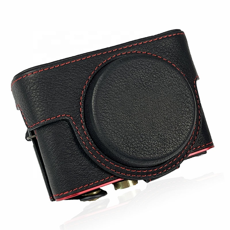 Camera bag For RX100 instant camera case, first layer cow leather case, with shoulder strap
