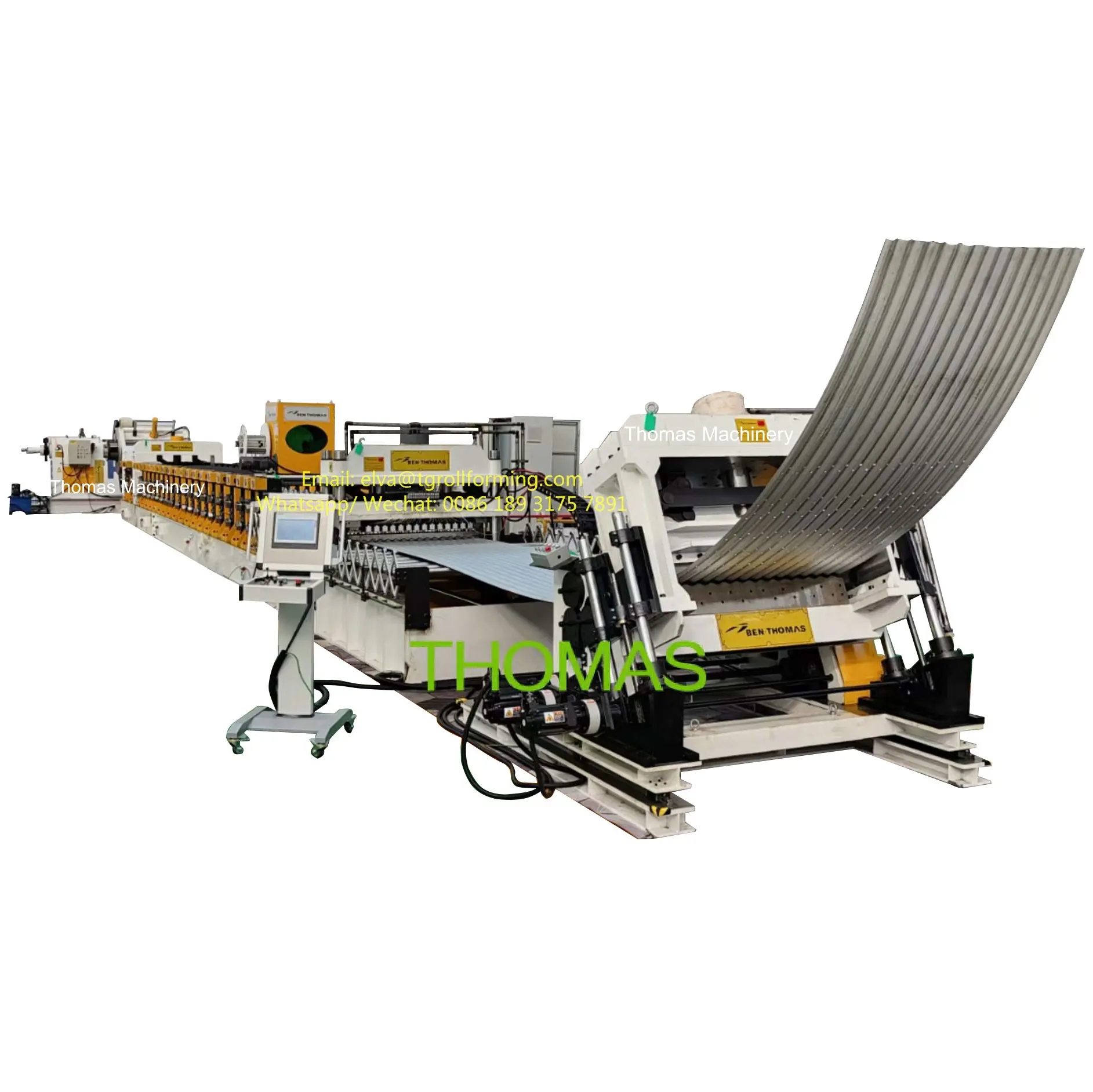 High quality popular selling grain silo body sheet machine