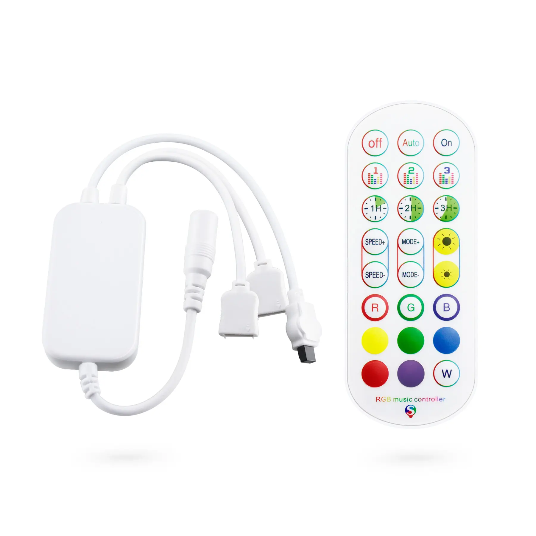 2023 хит продаж цветная (RGB) 4Pin отклонения в размерах на 1-2 контроллер Tuya Smart Wi-Fi контроллер светодиодной ленты PST-XY001