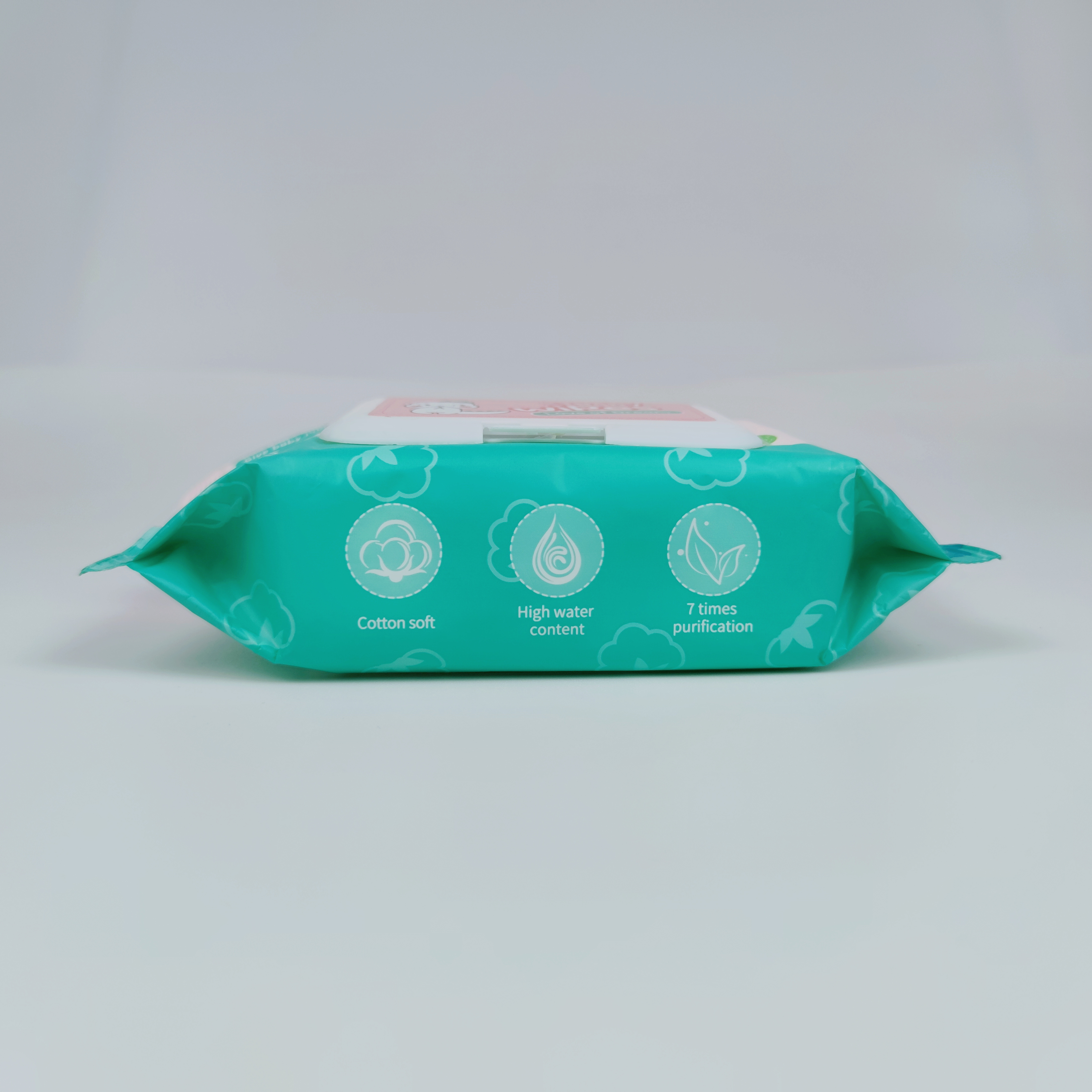 Factory Directly Sale Wet Tissue 80 Count Soft Non-woven Baby Wipes with Lid for Babies
