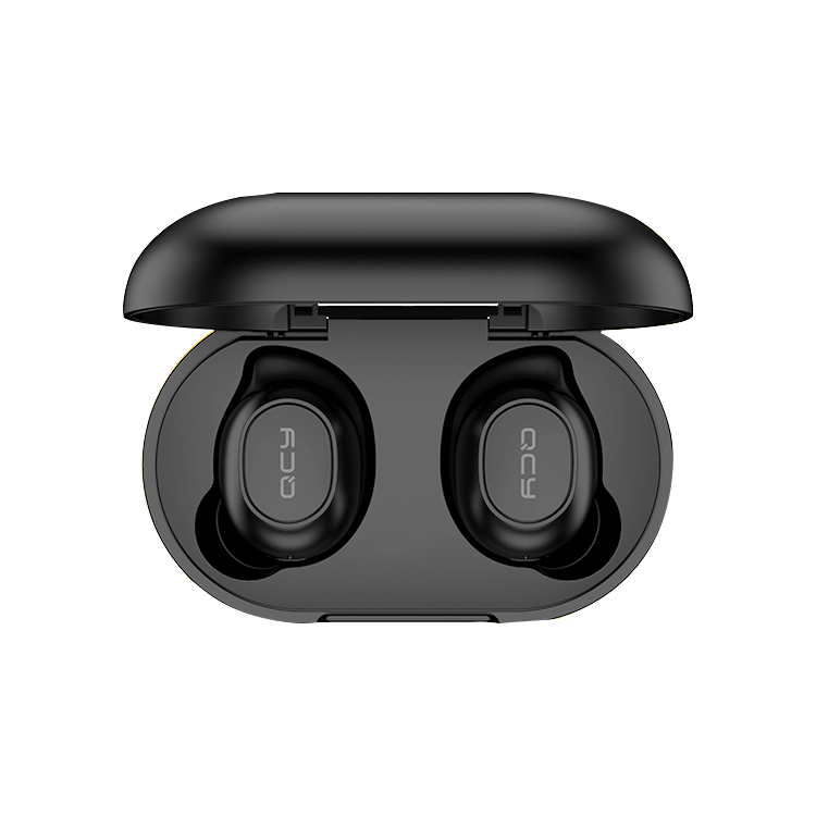 QCY T9S Bluetooth наушники Pod мультяшный Чехол коробка с роскошным звуковым микрофоном для кабельных наушников водонепроницаемые Expesive