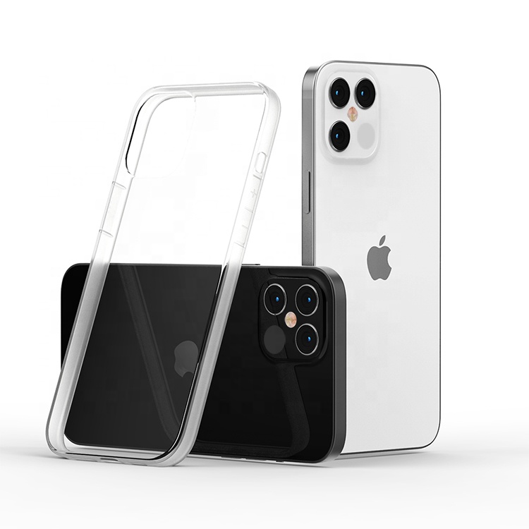 Clear Phone Case For iPhone 12 Pro Max TPU Soft Cover For iPhone 12 Mini Shockproof Back Cover