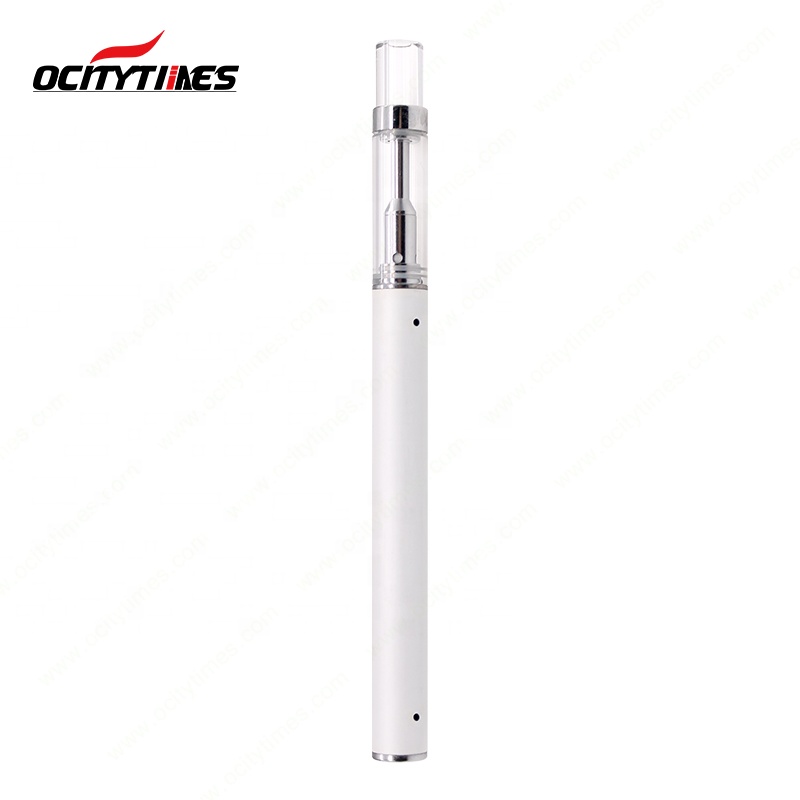 Best quality slim vape pen Ocitytimes cbd glass tank vaporizer O2-usb disposable e cigarette