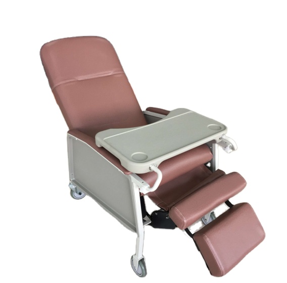 SY-509 Medical Hospital Portable Clinical Blood Draw Recliner Phlebotomy Lab Chair With Wheels