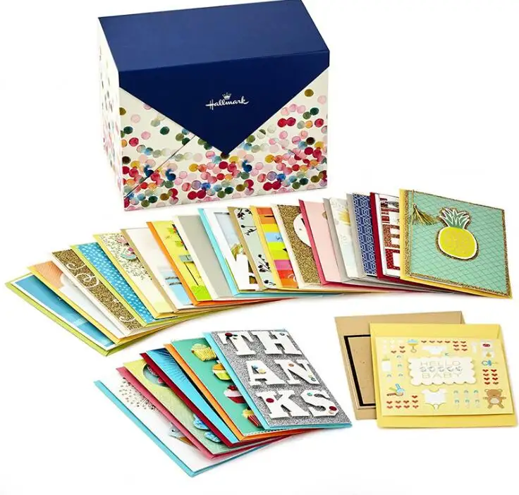 Wholesale Handmade Boxed Greeting Cards Set, Bulk All Occasion Assorted thank you cards Greeting Cards with Envelopes