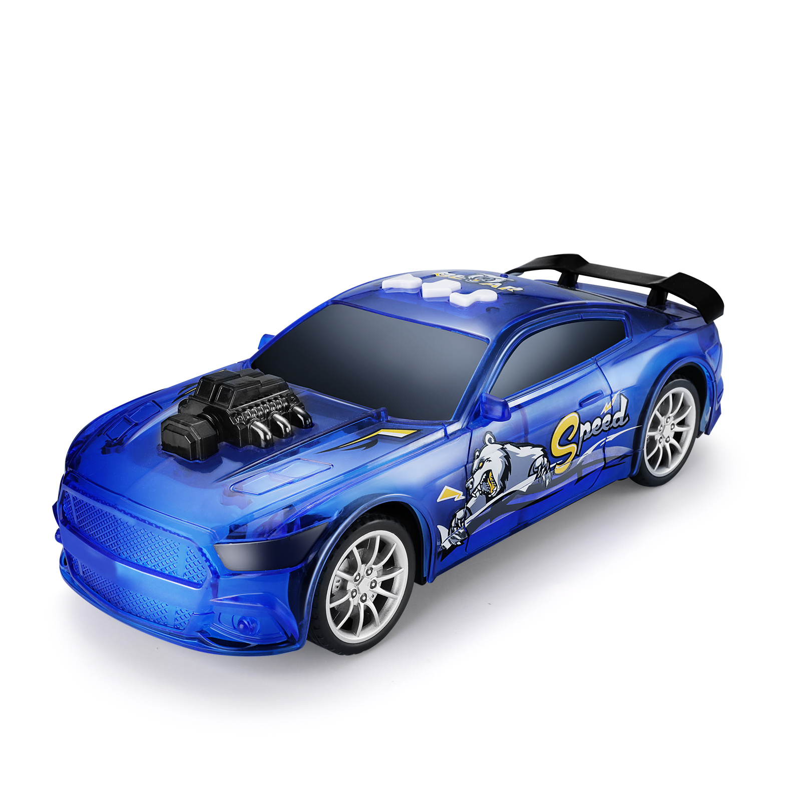 Игрушечный автомобиль Amazon, игрушечный автомобиль с литыми машинками, передвижной автомобиль с 1 картонной коробкой, цветная коробка 57*52*36 см, 22,1/20,6 кг, синий