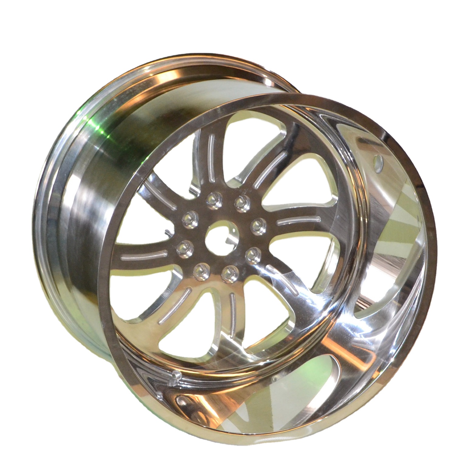 Forged Aluminium Alloy Wheel Offroad Suv Wheels Chromed 14 inches Customizable H2414-002 6061 T6